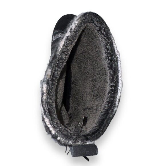 Toms Nepal Yarn Winter Suede Boots Black / Grey 770615 Women's 8.5 - Picture 9 of 11